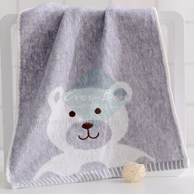 China Custom Cotton decorative towels for bathroom Bulk Produce custom Embroidery Bamboo Baby hand Towels Factory